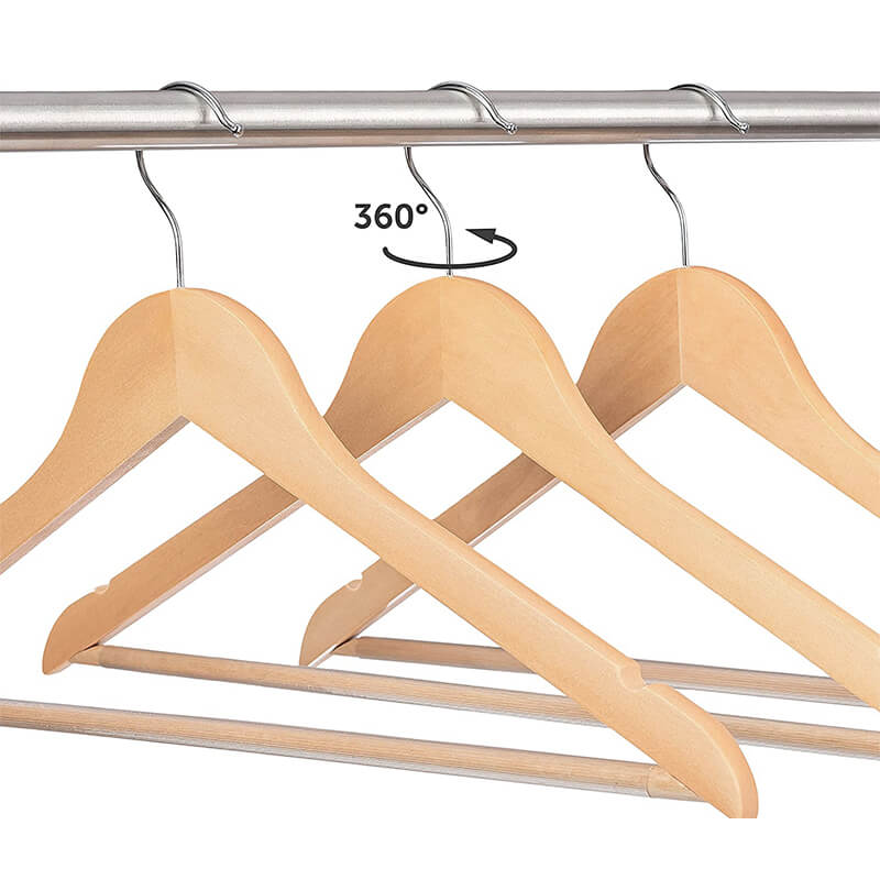Basics, Grucce per pantaloni in legno, bianco, confezione da 10 :  : Casa e cucina