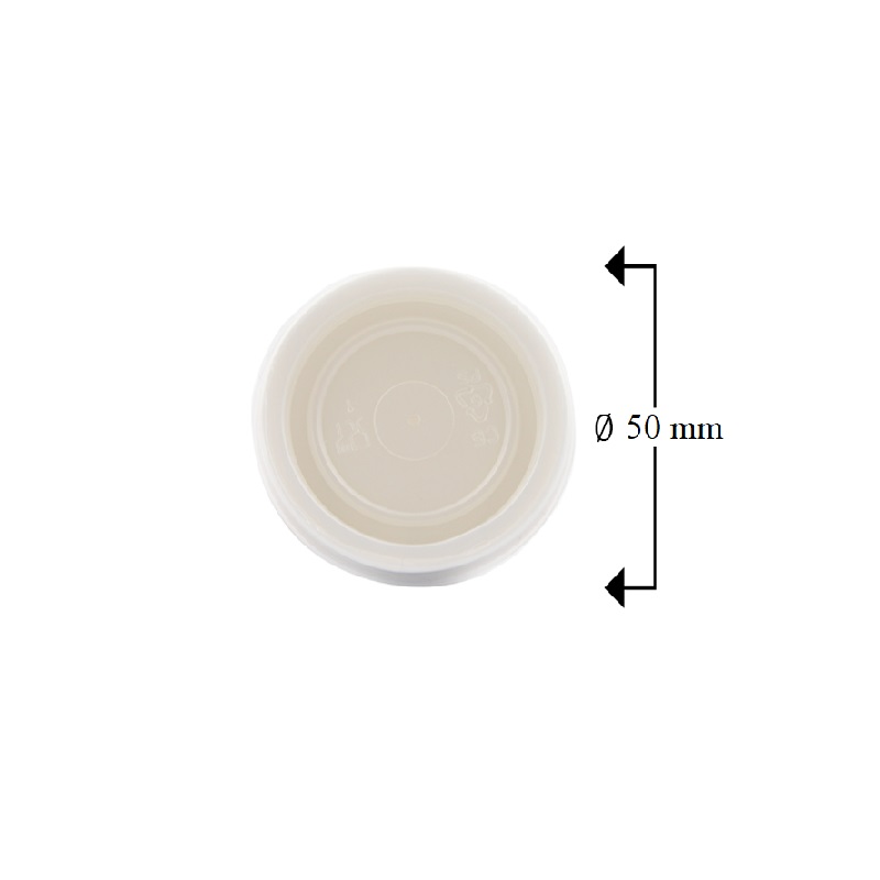 100 Bicchieri in Carta da 90 ml caffè Bianco con Palette