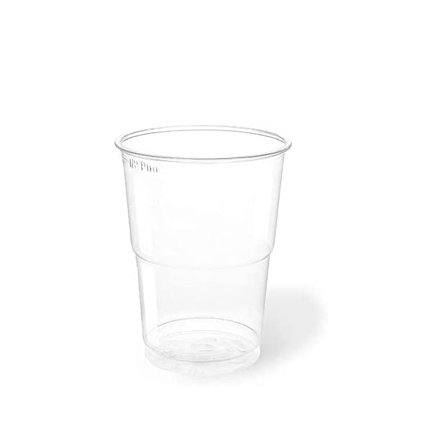 1000 bicchieri 200cc bianchi in plastica, Bicchiere per acqua