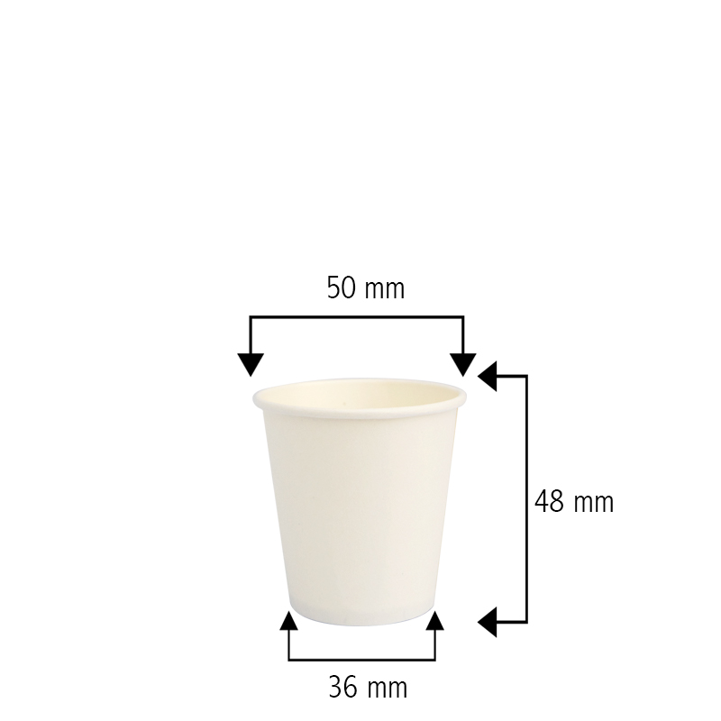 Bicchieri di Carta Caffè Monouso 75ml a partire da 0,59€ 50 pz