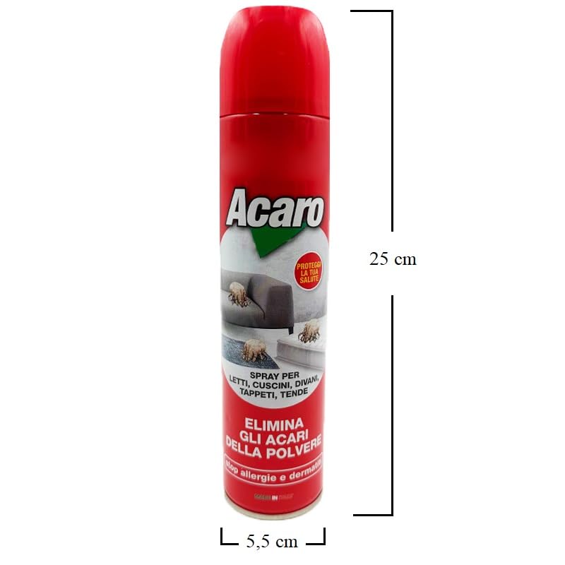Spray Acaricida e Tearmicida per la prevenzione allergie da acaro