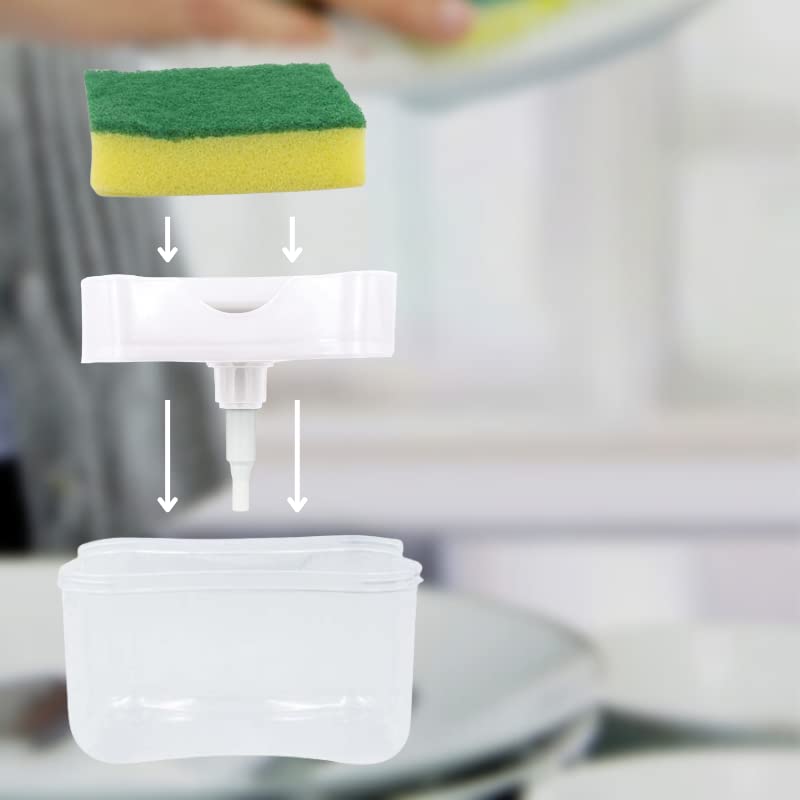 Acquista Tampone di pulizia per contenitore per detersivo per piatti in  spugna per dispenser di sapone da cucina