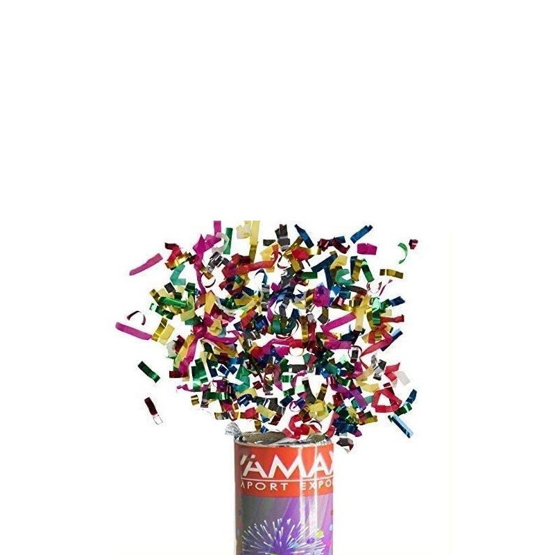Tubo Spara Coriandoli 40 cm in Carta Multicolor. Decorazione Festa. Idee  Divertenti Compleanno, Capodanno
