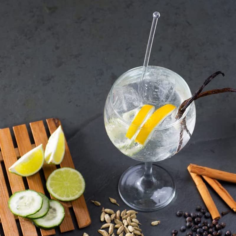 Calici cocktail plastica tritan per gin tonic, trasparente