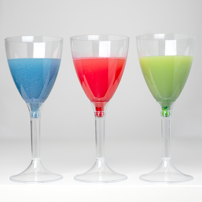 Bicchieri vino in plastica trasparenti 50 ml da degustazione calici da vino  20pz