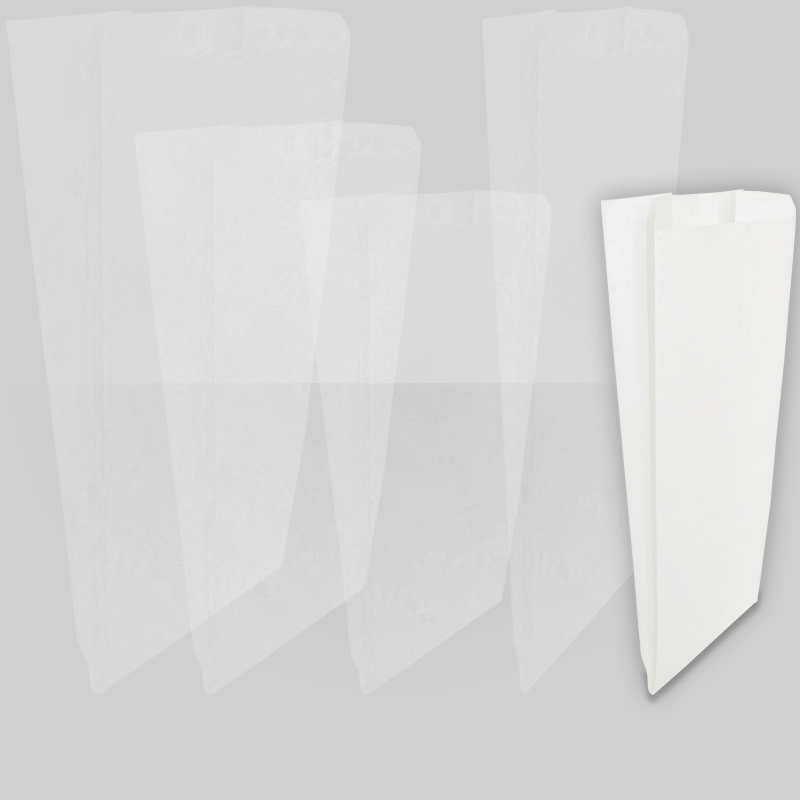 Sacchetti carta bianchi 10x24 Cartone da 1000 pezzi