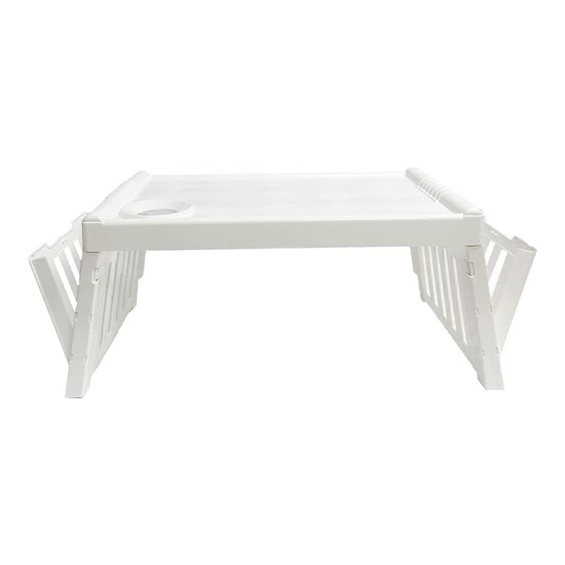 Tavolino vassoio pieghevole da letto divano colazione 50x30cm