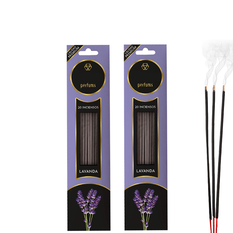 Set 40 Bastoncini di incenso profumato Lavanda