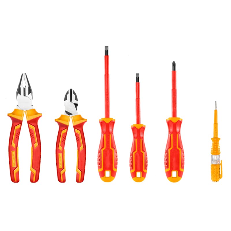 Set 6 Attrezzi isolati per elettricisti