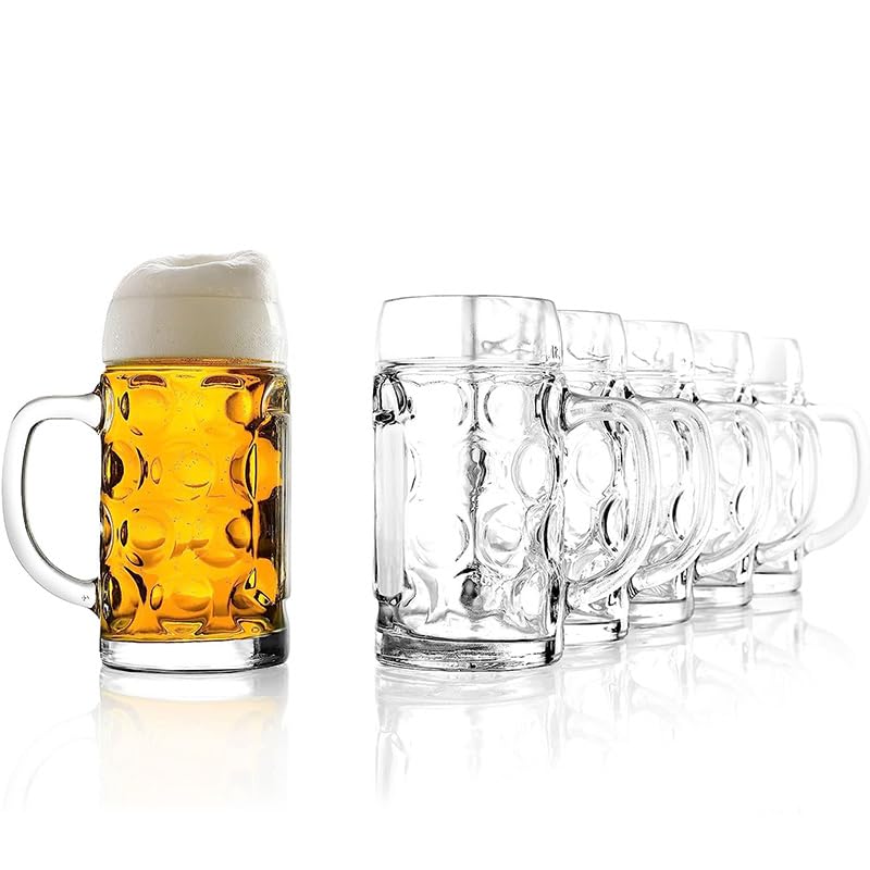 Set 6 Boccali birra in plastica 500 cc