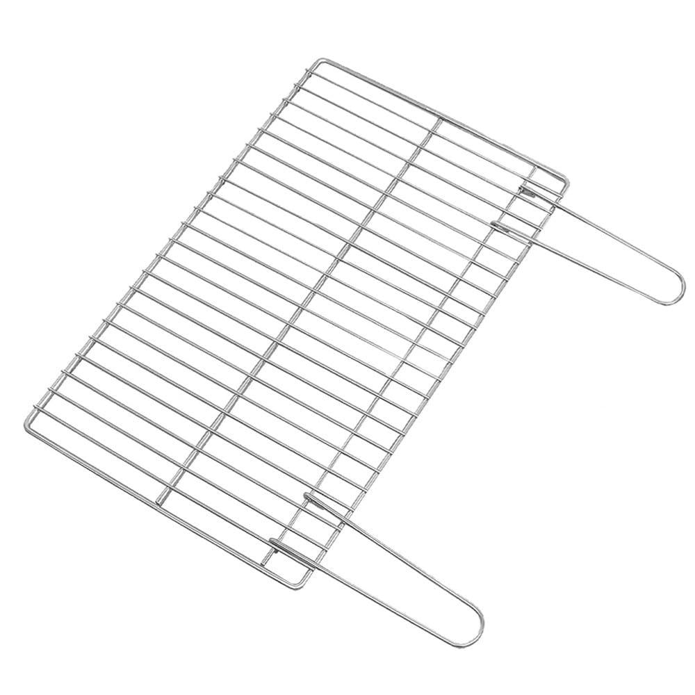 Griglia per barbecue in acciaio inox da 68×40 cm