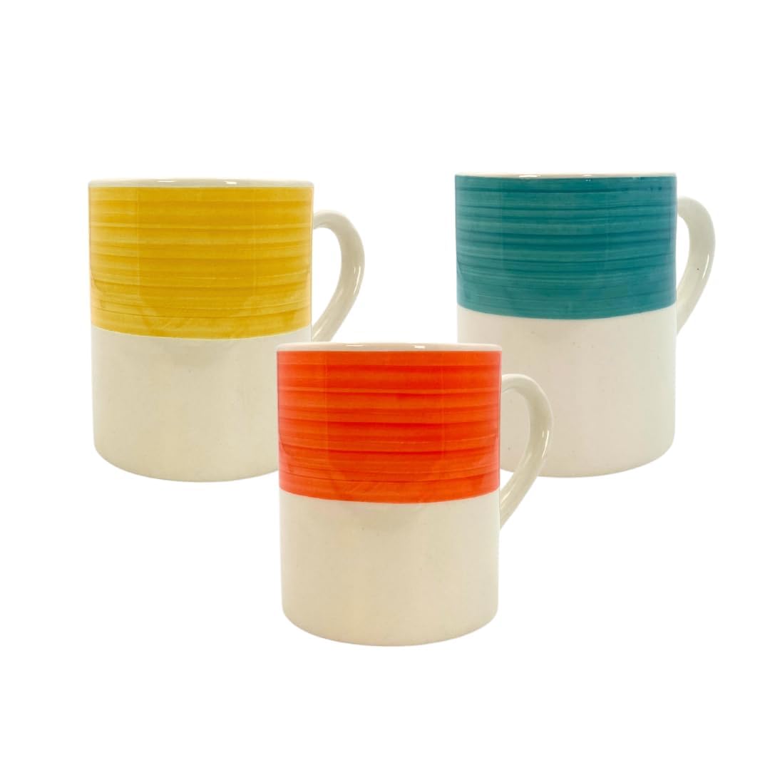 Set 3 tazze da colazione da 330 ml