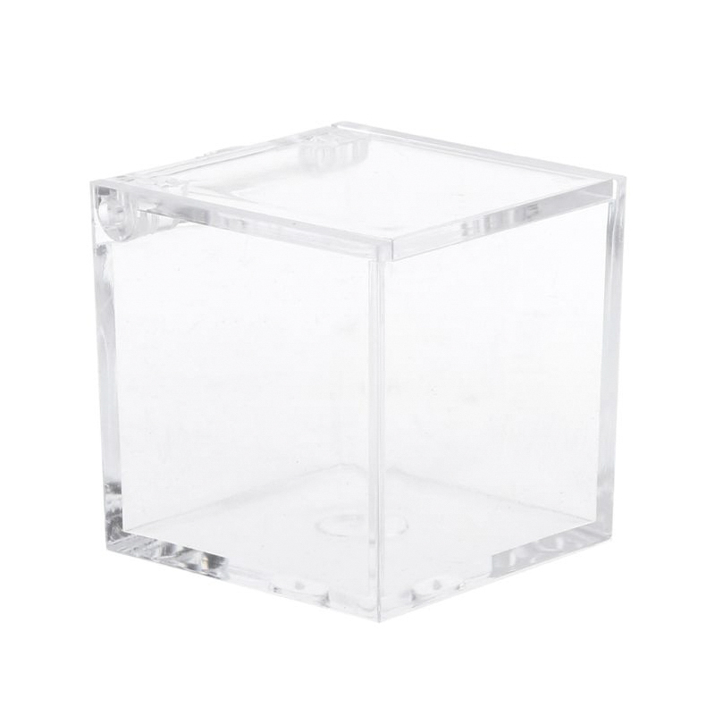 Cubo plexiglass porta confetti 5x5x5 cm