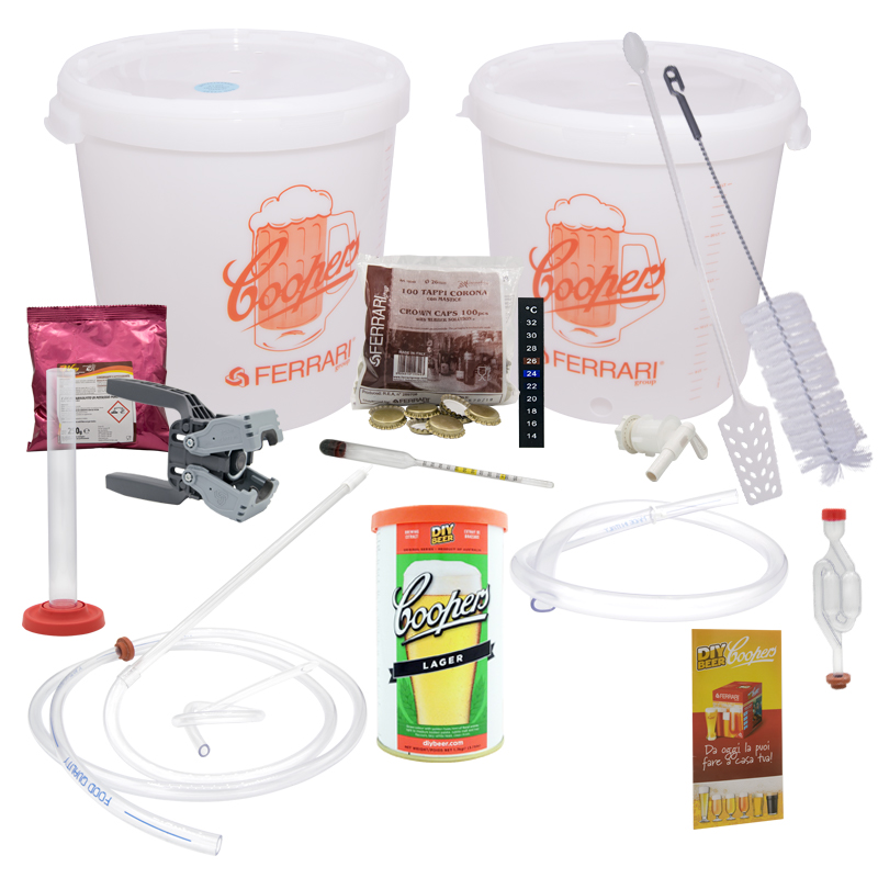 kit fermentazione birra artigianale + Barattolo malto