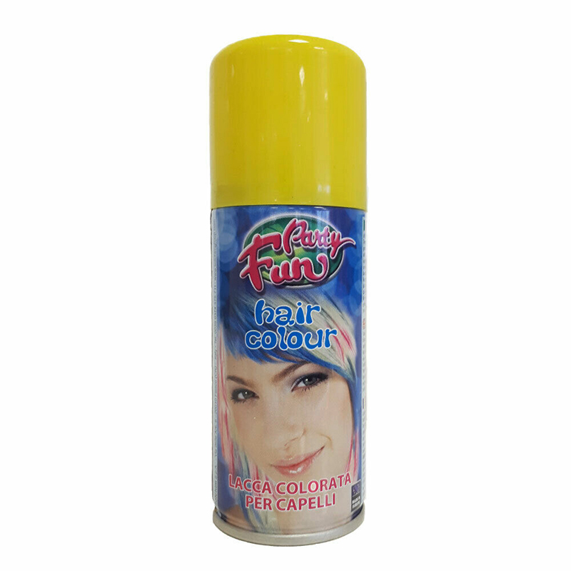 Spray colorante per capelli Giallo da 100 ml