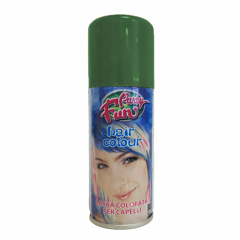 spray verde capelli. Colore Verde da 100 ml