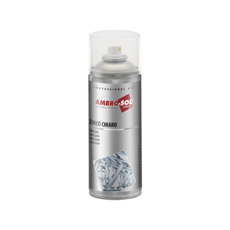 Bomboletta di Zinco Chiaro brillante in spray da 400 ml