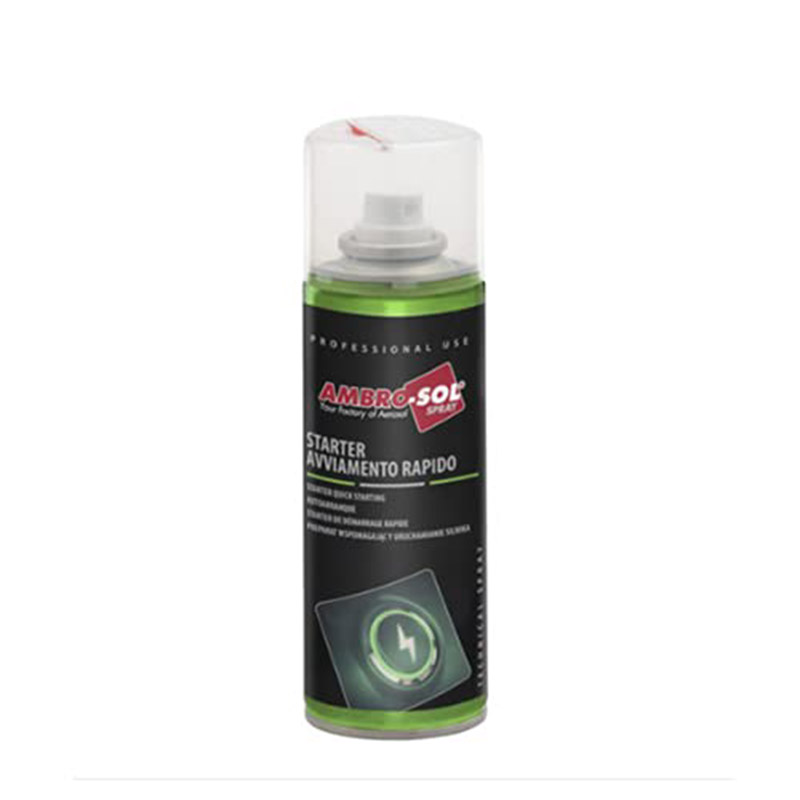 Starter Spray Avviamento rapido motori diesel e benzina Bomboletta 200 ml con cannuccia