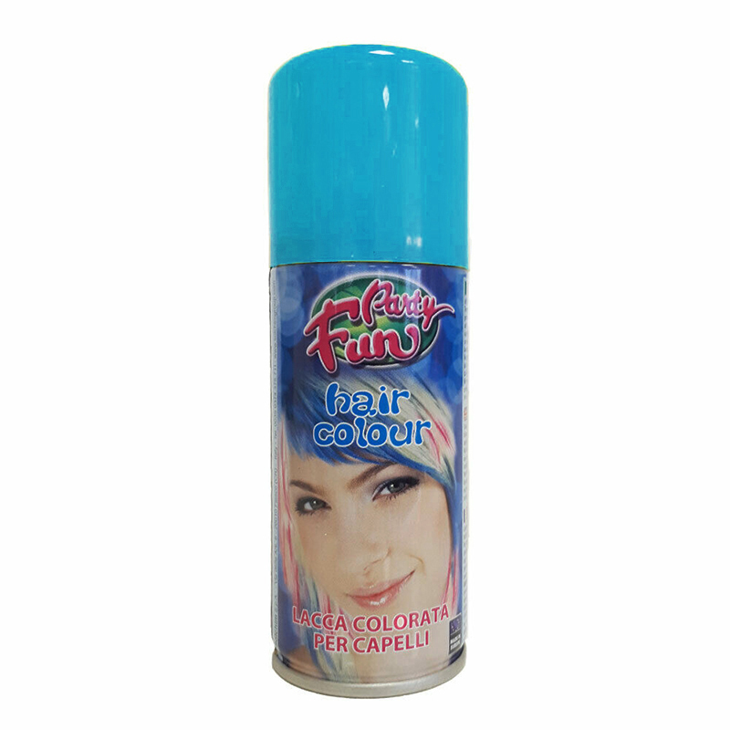 Spray colorante per capelli Azzurro da 100 ml