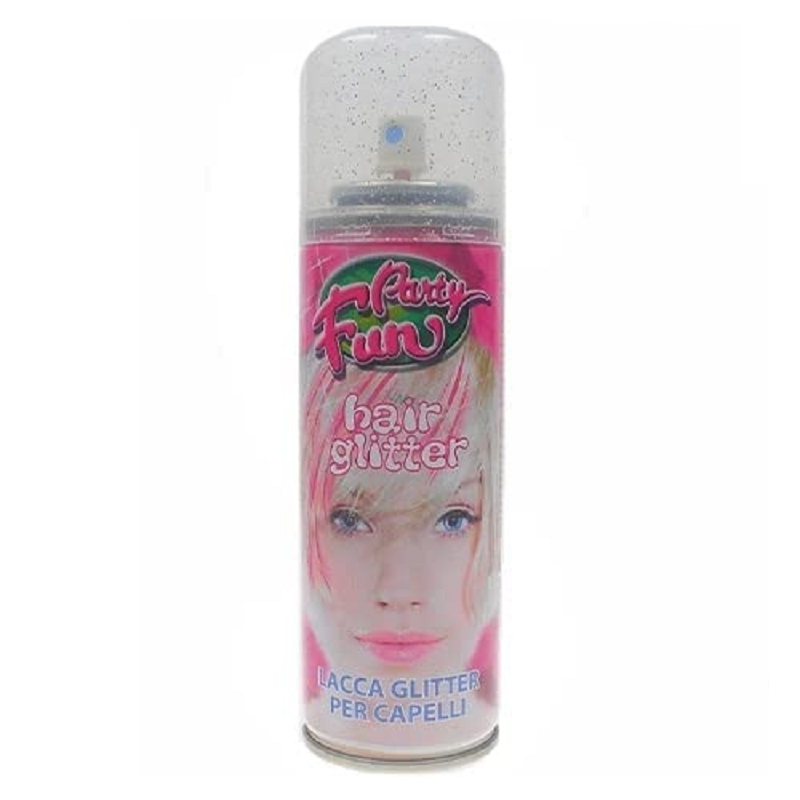 Bomboletta spray glitter per capelli da 100 ml