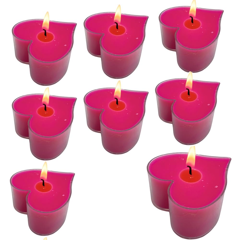 Candele profumate a forma di cuore 4x4x2 cm